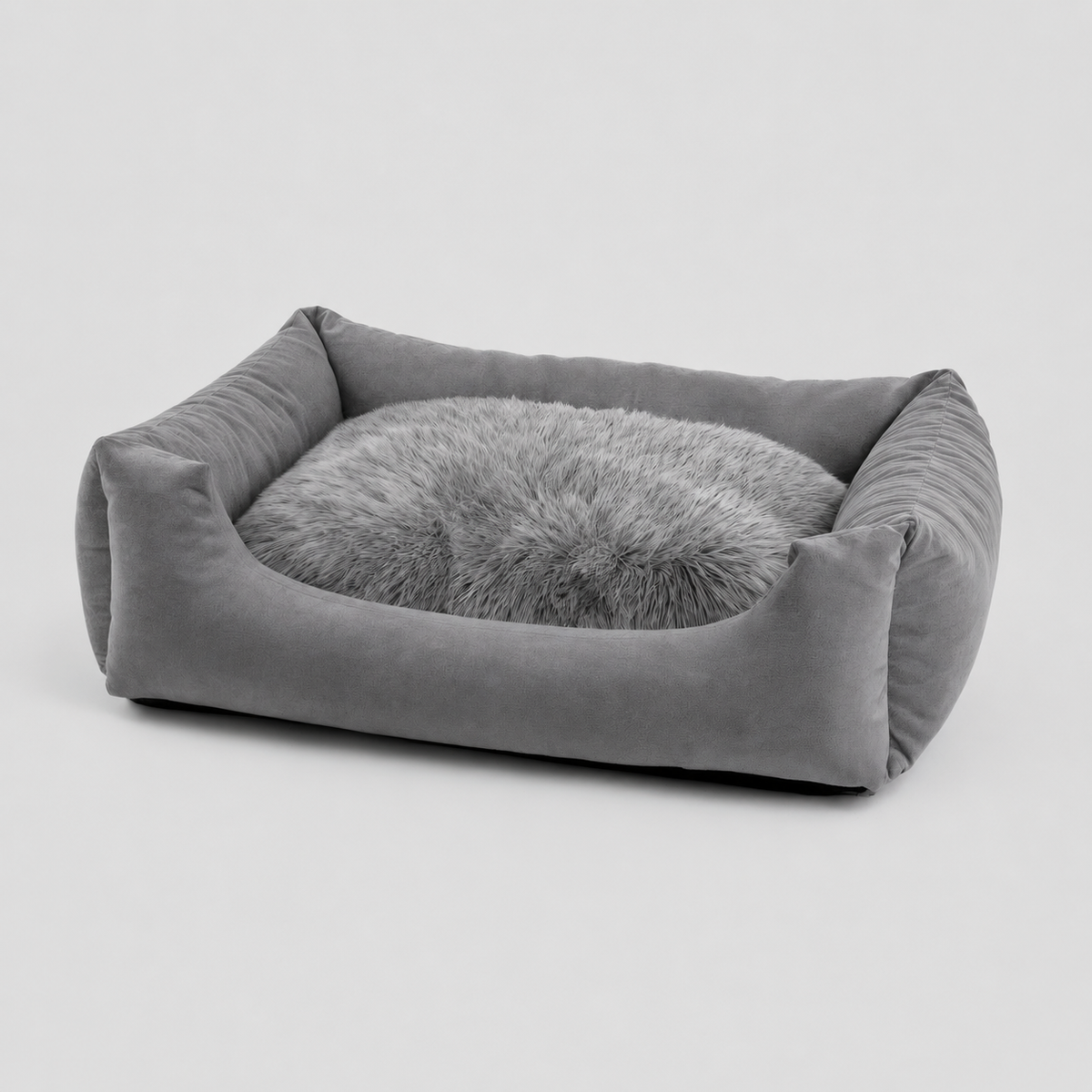 Hundebett Fluffy Nelo Grau