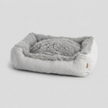Hundebett Shaggy Grau