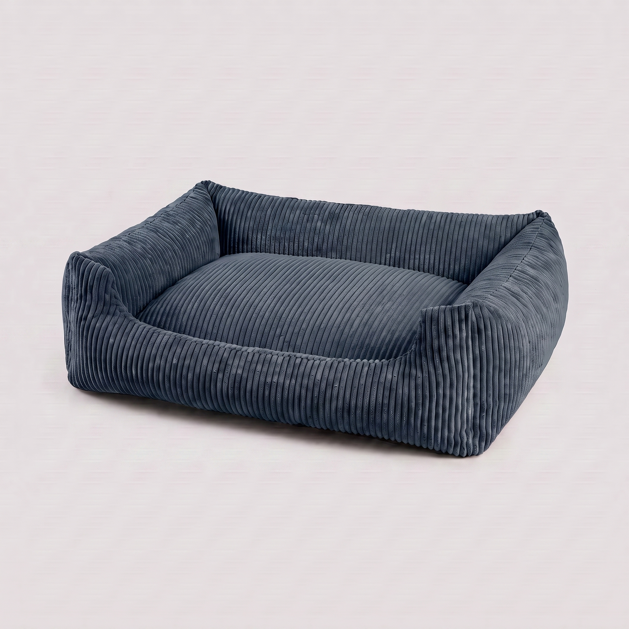 Hundebett Soft Stripe Dunkelblau